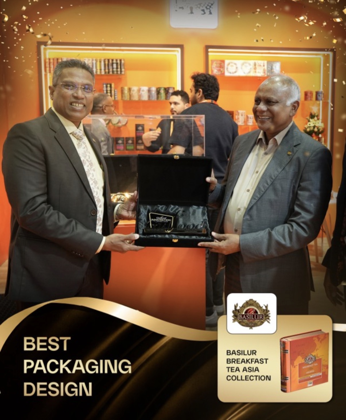 Basilur Tea, Best Packaging Design award, Basilur Breakfast Tea Asia Collection